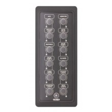 CZone 12-Way Waterproof Keypad - Portrait